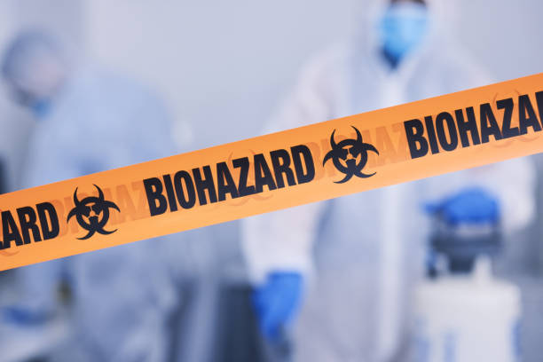 Professional Biohazard Cleanup technician working in New Market, VA